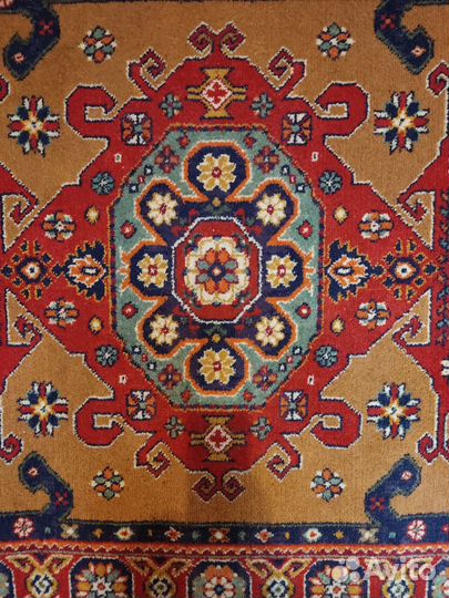 Ковер шерстяной, б/у-СССР Размер 1,5 на 2,0м