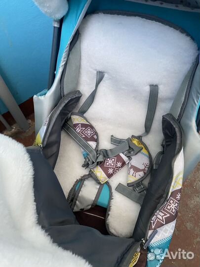 Детские санки коляска