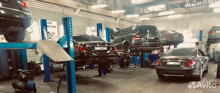 Ремкомплект для суппорта Мерседес W 221, 211, 219