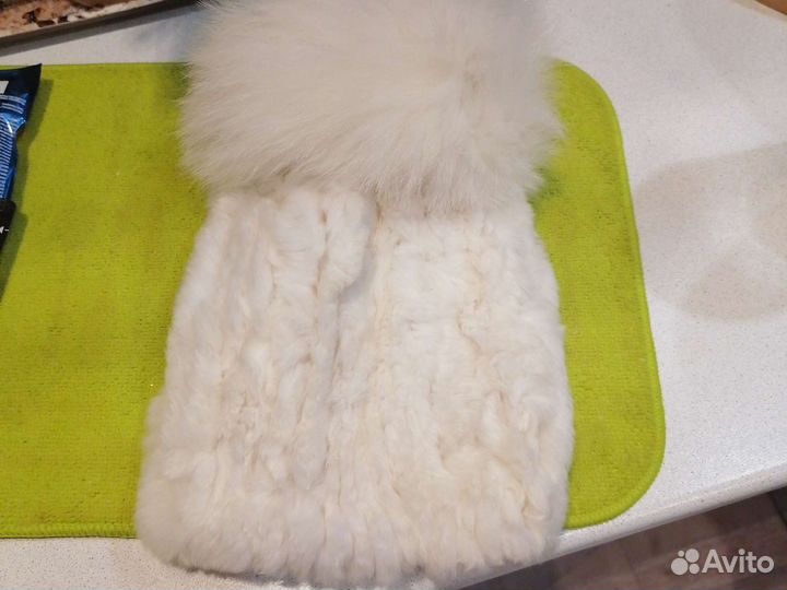 Шапка зимняя женская кролик рекс