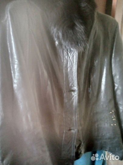 Куртка кожаная женская 42 44