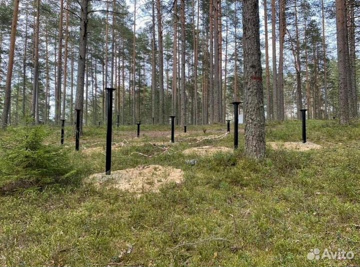 Установка винтовых свай