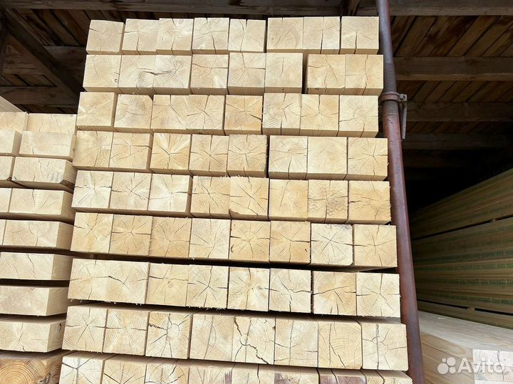 Брус обрезной 150х150х6000мм