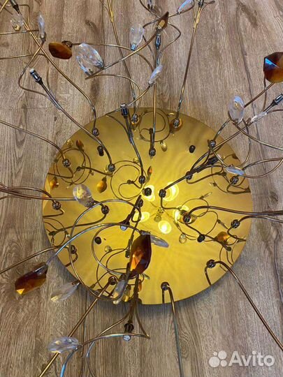 Люстра потолочная светодиодная с пультом