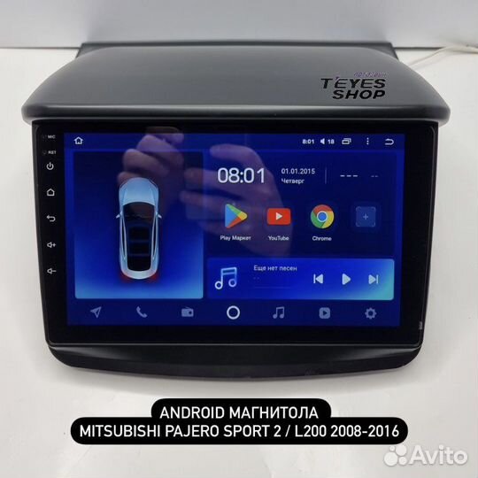 Андроид магнитола Mitsubishi Pajero Sport 2/L200