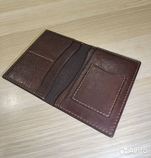 Обложка для автодокументов натуральная кожа