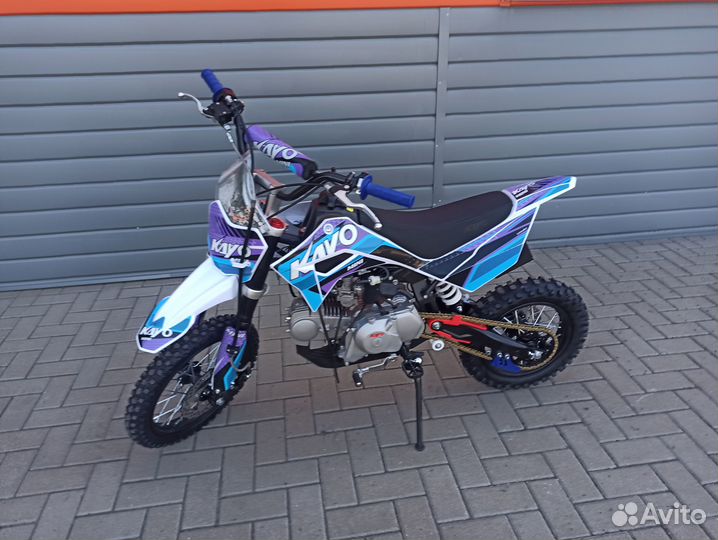 Питбайк kayo mini YX125EM 14/12 (механ. сцепл.)