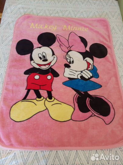 Плед детский Mickey Minnie