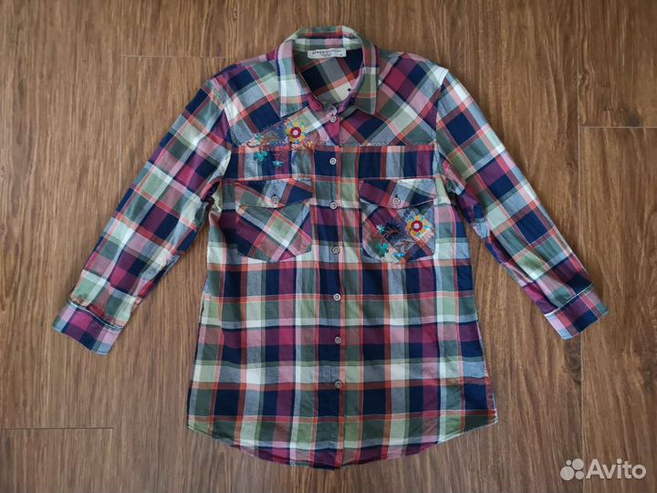 Рубашка с вышивкой женская, размер 46-48 (М)