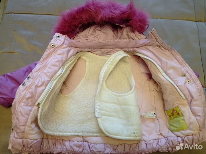 Костюм зимний для девочки 74 р-р