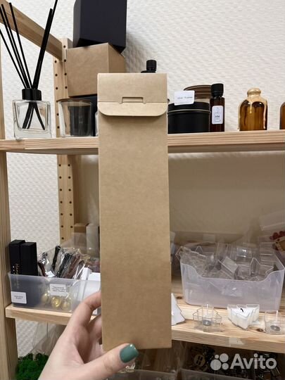 Коробка для диффузора крафт