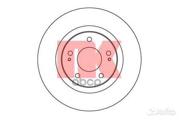 Диск тормозной 313043 Nk