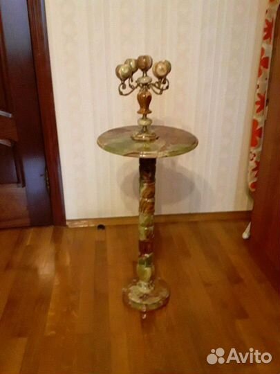 Оникс: журнальный столик, черепаха,подсвечник NJ