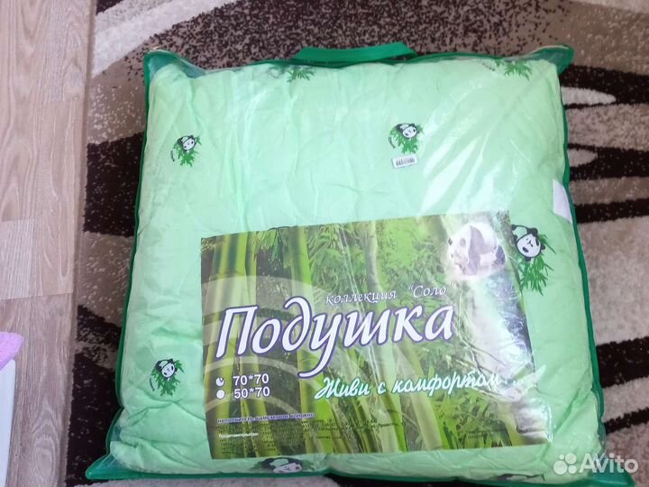 Новые одеяла и подушки в ассортименте