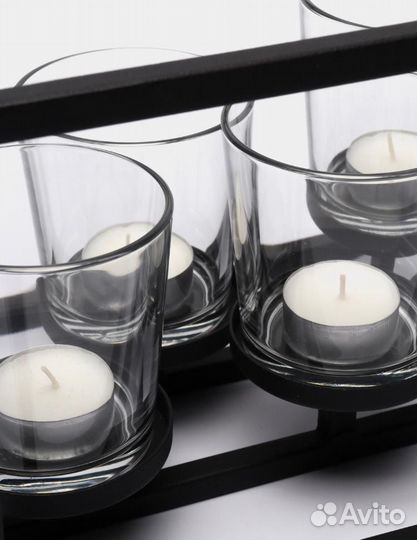 Подсвечник стильный металлический