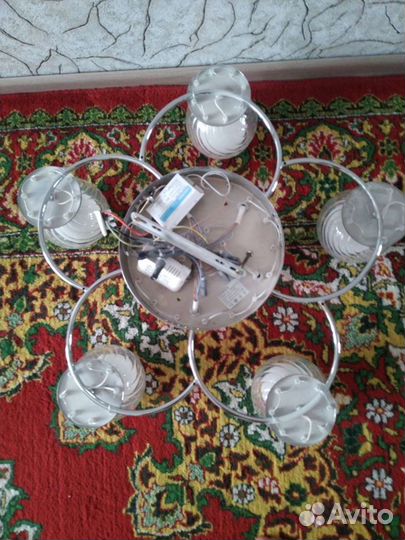 Люстра потолочная бу