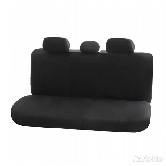 Универсальные автомобильные чехлы черные комплект