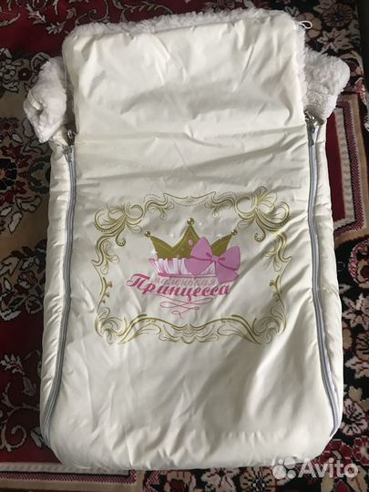 Теплый конверт в коляску