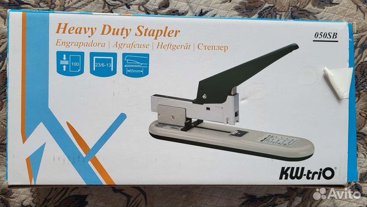 Степлер мощный №23/6-23/13 KW-trio, до 100 листов