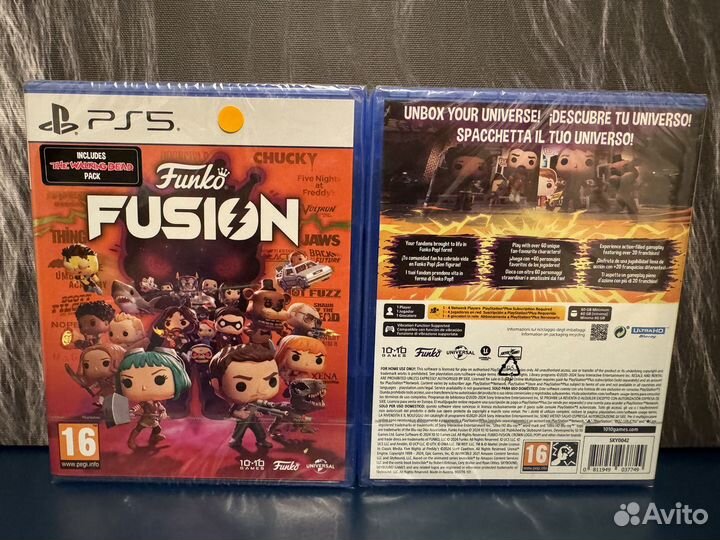 Funko fusion ps5, (игра/диск)