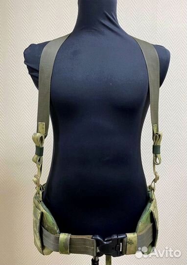 Боевой пояс с баллистической защитой и лямками Бр1