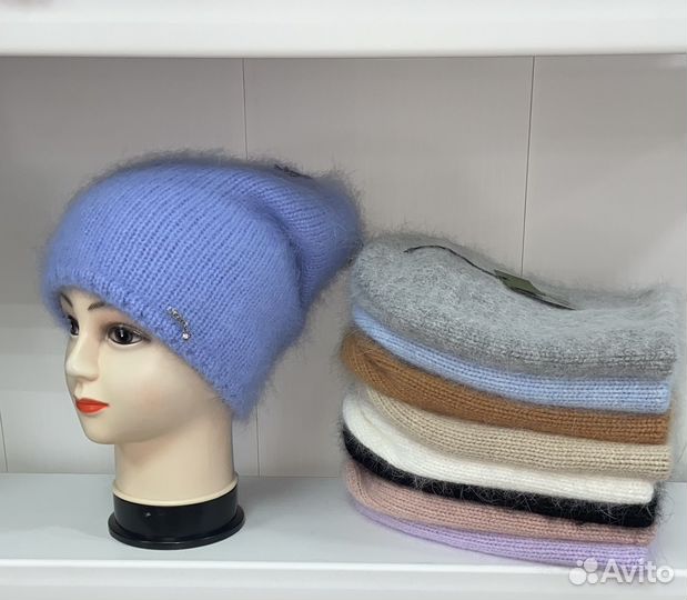 Шапка женская из ангоры