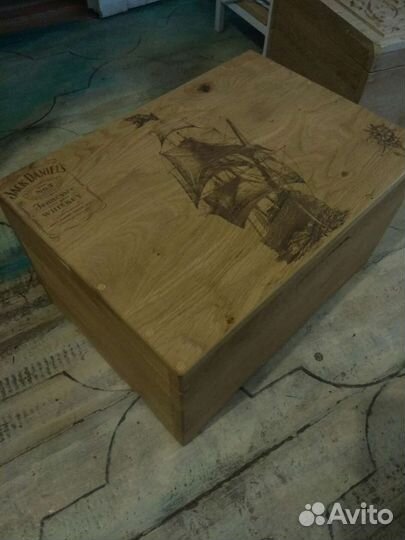 Сундук деревянный, (короб для хранения)