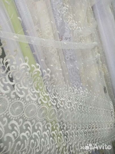 Фатин с вышивкой, готовые комплекты