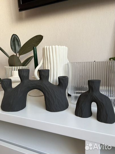 Ваза подсвечник h&m home