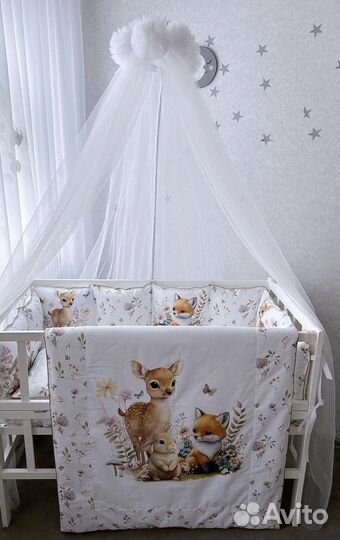 Бортики в детскую кроватку