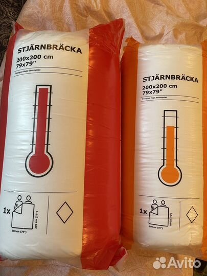 Одеяло IKEA стэрнбрэкка теплое очень теплое 200