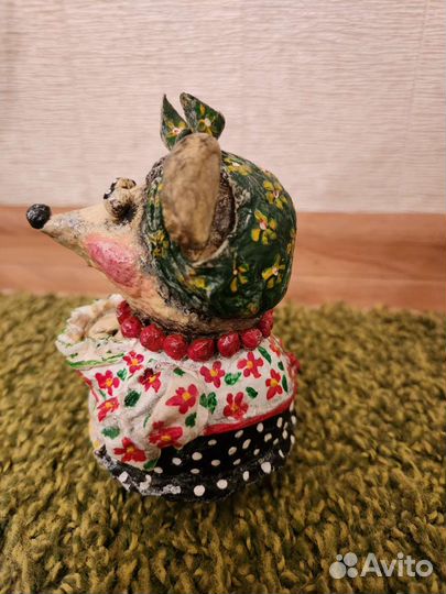 Детская поделка ручная работа мышь