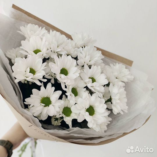 Букеты из Хризантемы Цветы Розы Эустома Доставка