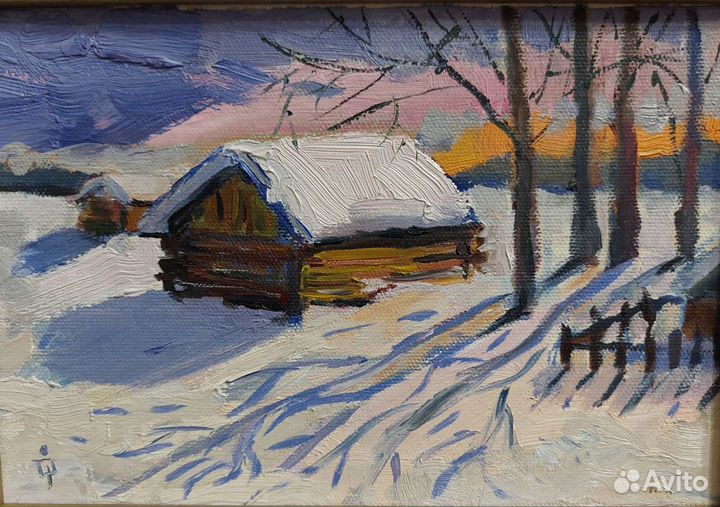 Картина маслом на холсте пейзаж