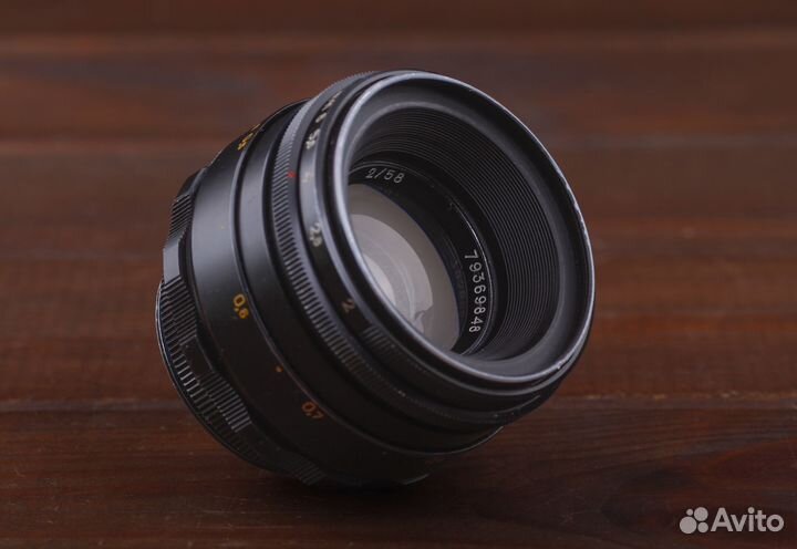 Объектив Гелиос 44-2 2/58 М42 Отличный Обслужен