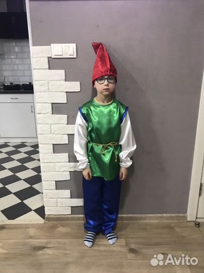 Карнавальный костюм гном, гномик, эльф