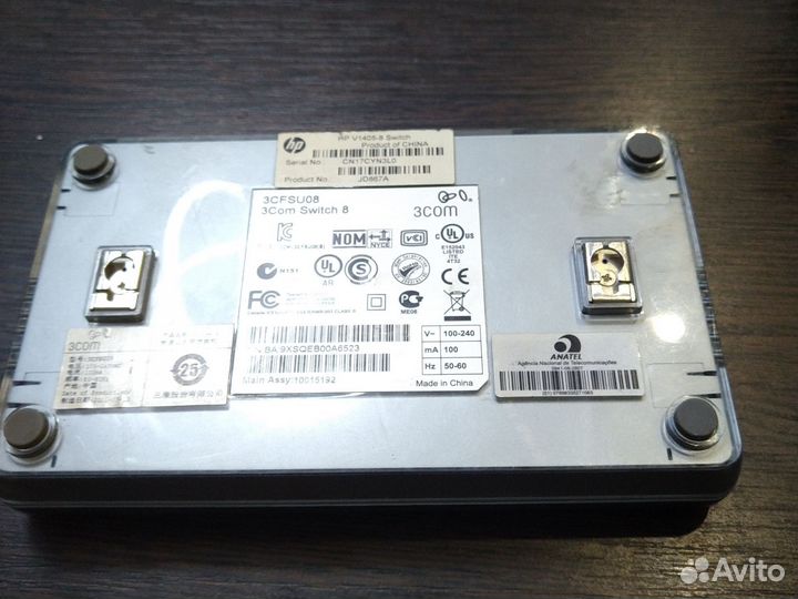 Коммутатор hp/3com 8 портов