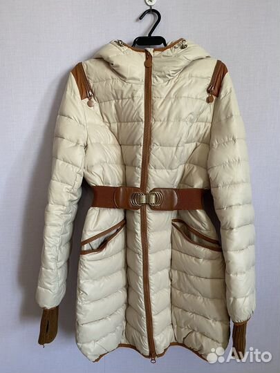 Пуховик женский + пояс + шарф