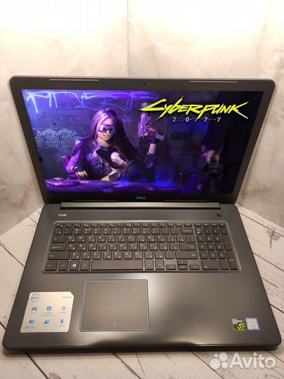 Dell 17 Дюйма с SSD/FHD/8GB/GTX 1050/i7-7700HQ