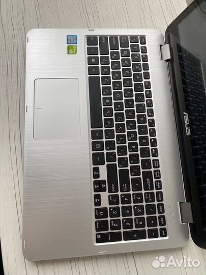 Ноутбук с сенсорным экраном asus