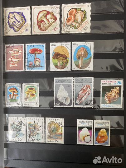 Почтовые марки Флора 152 шт