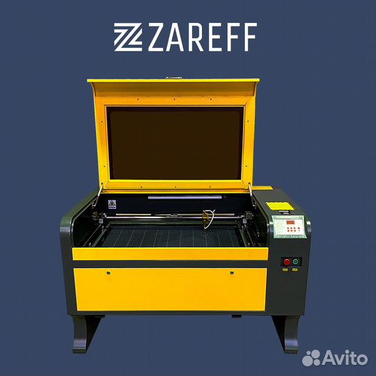 Лазерный станок Zareff M2 900х600мм 90x60 60W