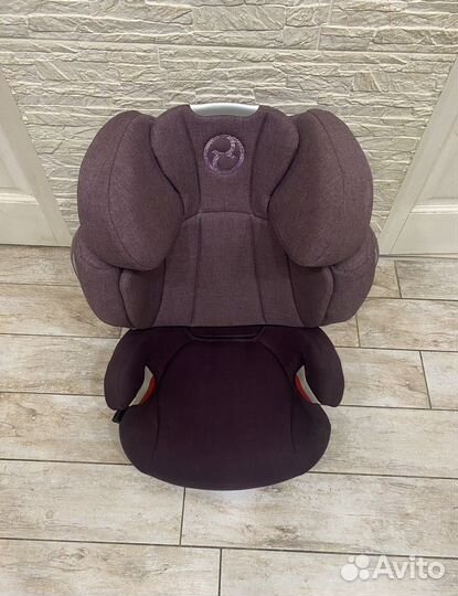 Автокресло cybex solution q2 fix platinum