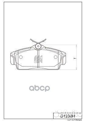 Колодки kashiyama D1230H