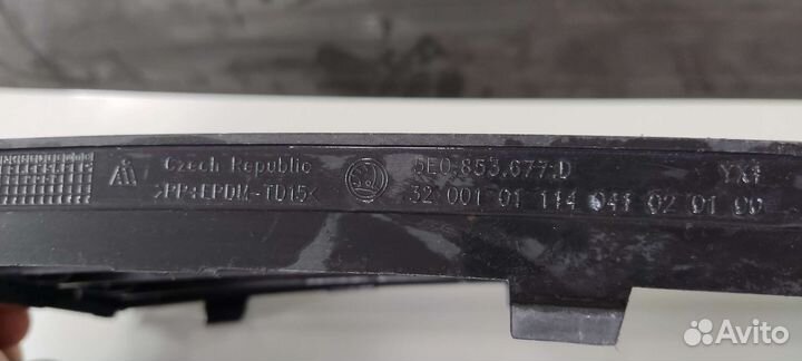 Решётка в бампер на Skoda