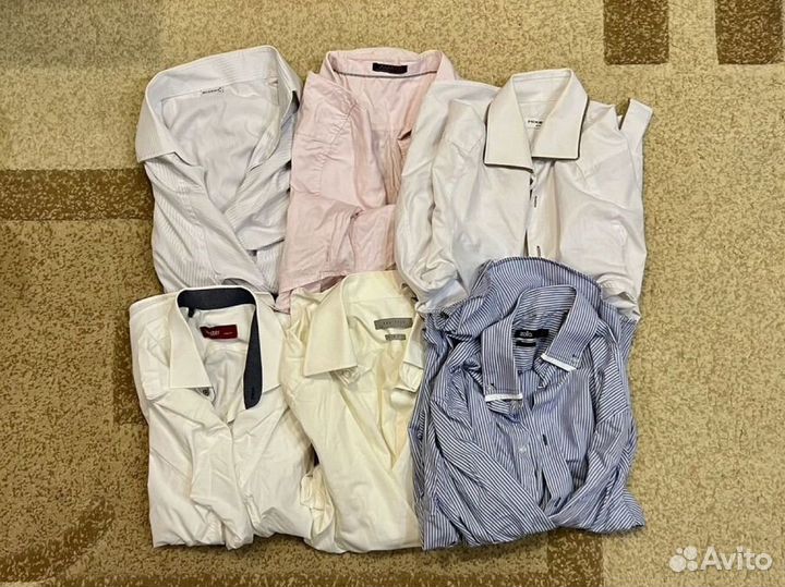 Рубашки мужские пакетом 46-48