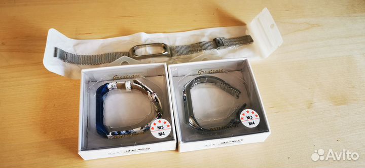 Ремешки для фитнес-браслета Xiaomi Mi Band 3 и 4