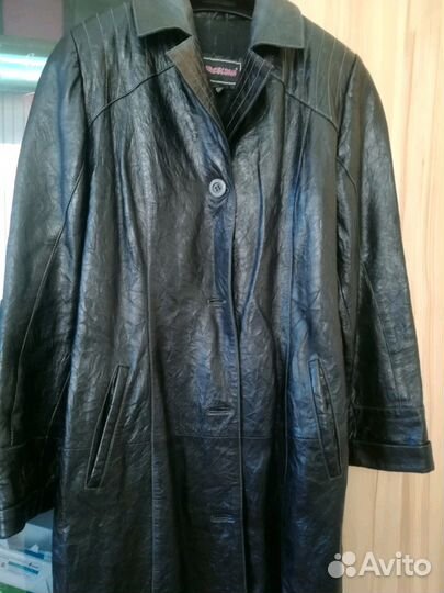 Кожаный плащ