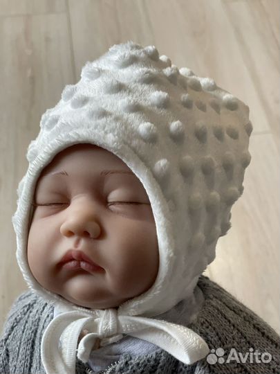 Шапочка 42-44 новая Осень, внутри хлопок