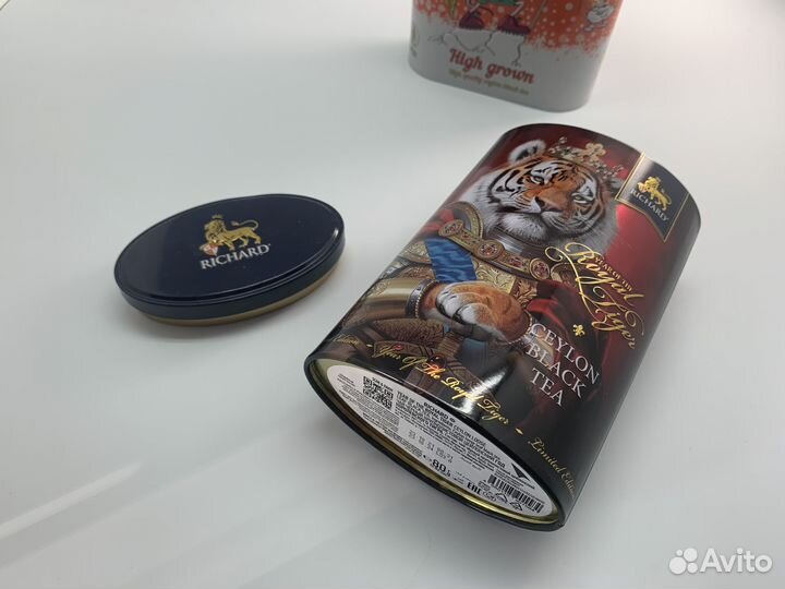 Металлическая коробка жестяная коробка из под чая